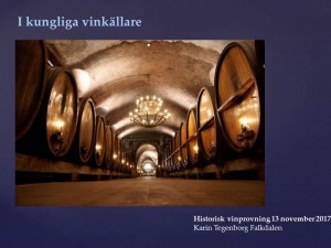 Silja Historisk vinprovning 13 november 2017