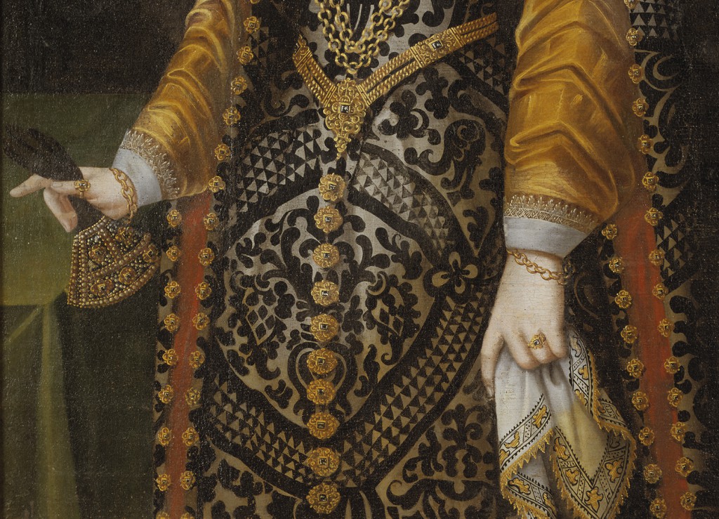 Okänd konstnär: Elisabet, 1549-1597, prinsessa av Sverige, hertiginna av Mecklenburg. NMGrh 428